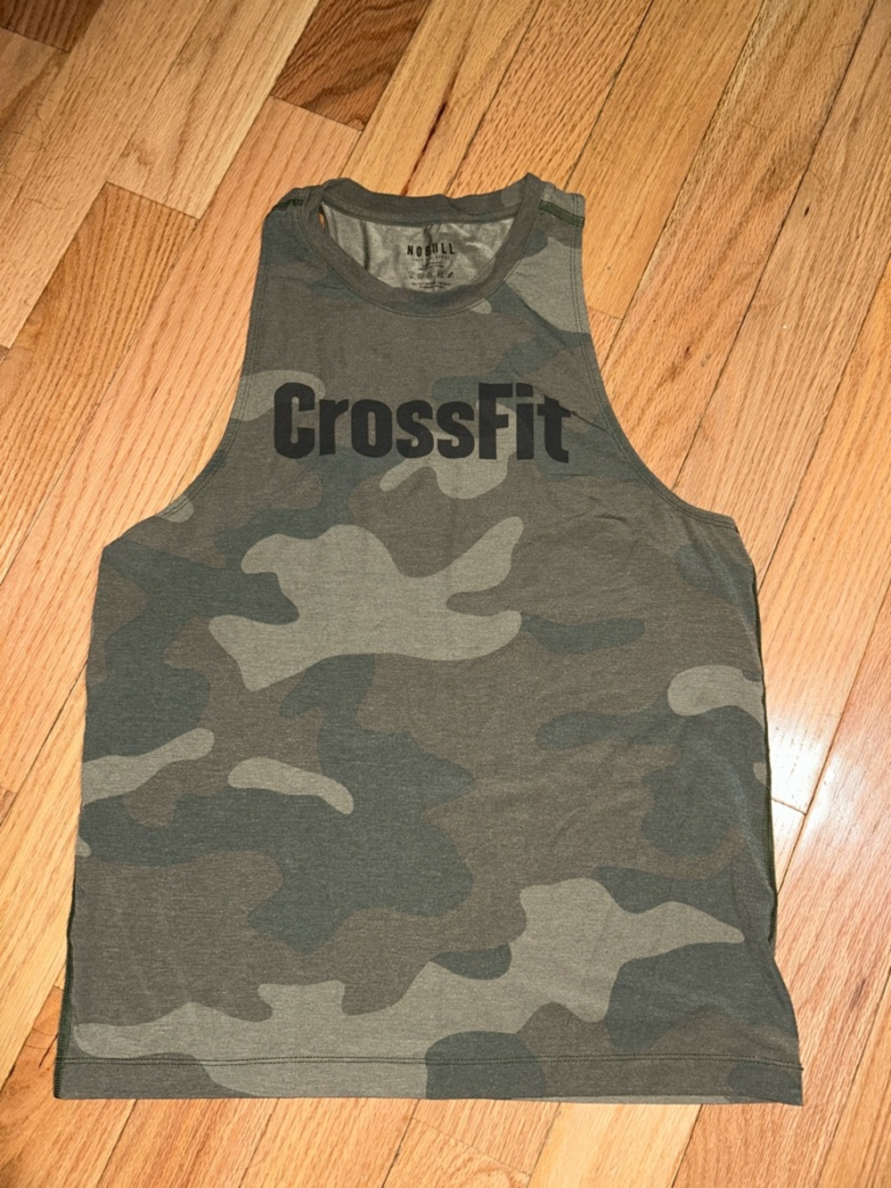 NOBULL Green Camo CrossFit Muscle Tank
